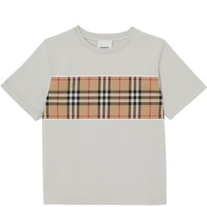 Burberry's vintage check patterns cotton T-shirt